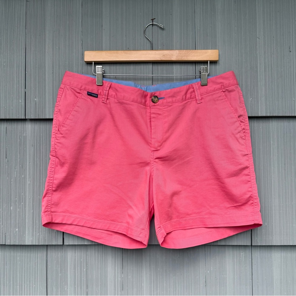 Columbia PFG Pink Cotton Blend Harborside Shorts, Performance Wear, Size 16
